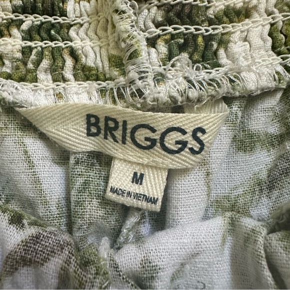 Briggs Women’s Linen Blend Shorts, Palm Tree Print, Pockets, Lightweight, M - Picture 6 of 11